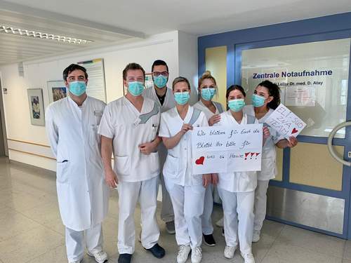Coronavirus: Das Team der Zentralen Notaufnahme