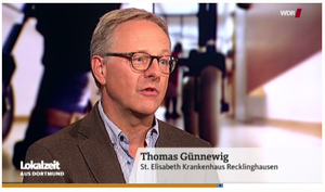 Dr. Günnewig bei der WDR-Lokalzeit Dortmund Dr. Günnewig bei der WDR-Lokalzeit Dortmund