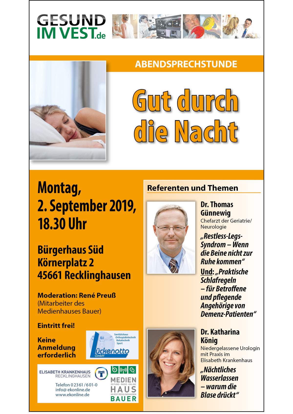 Abendsprechstunde Am 2 September Gut Durch Die Nacht