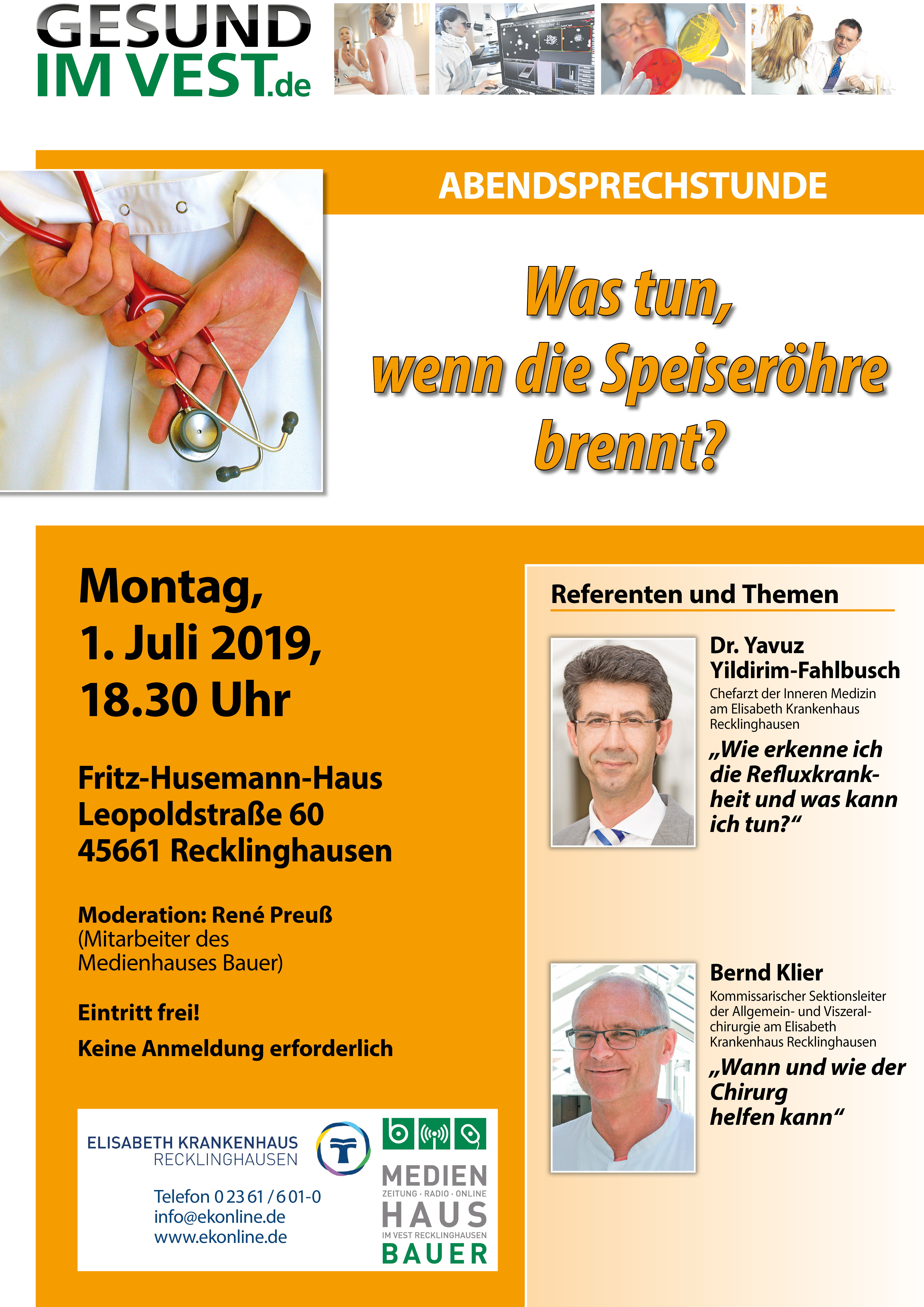 Abendsprechstunde Was Tun Wenn Die Speiserohre Brennt Am 1 Juli